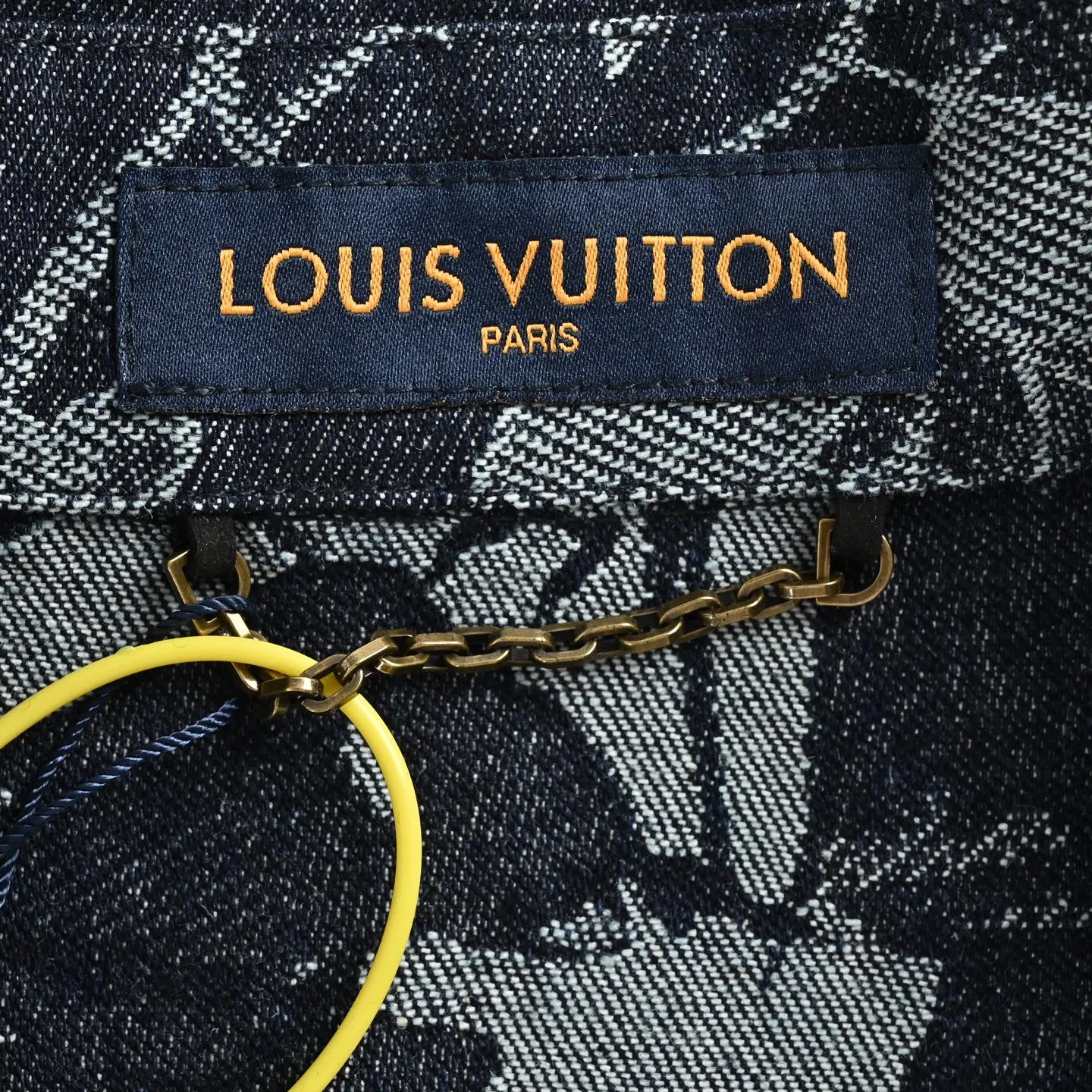 Louis Vuitton/Louis Vuitton floral denim suit jacket